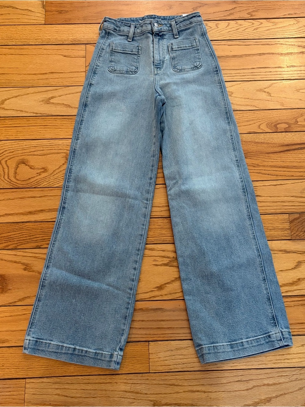 Old Navy Light Blue extra high waist Wide-Leg Jeans